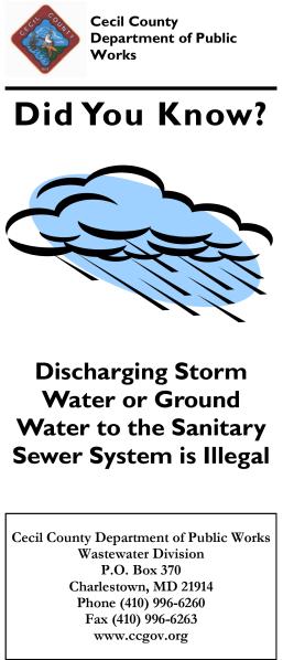 illegal stormwater connections