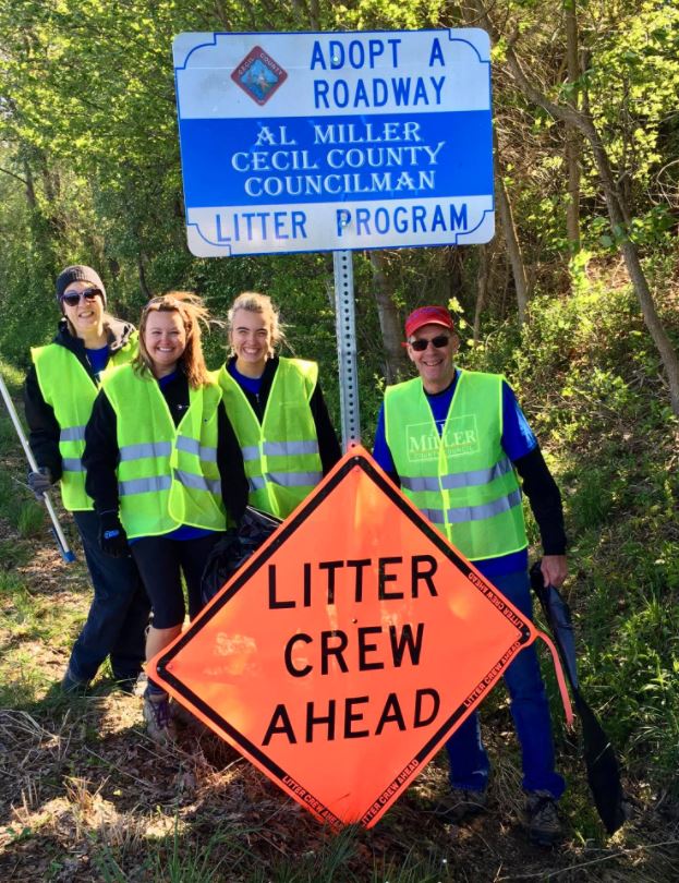 210501 Miller road cleanup adopt road