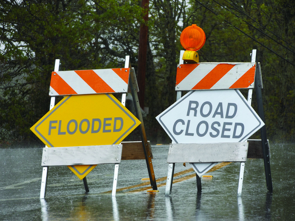 Flooded Road Closed